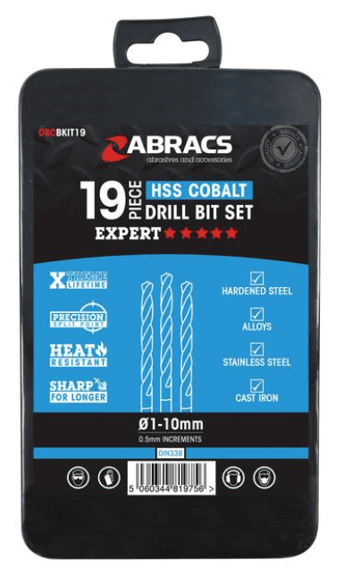 Cobalt M35 HSS Drill Bit Kit